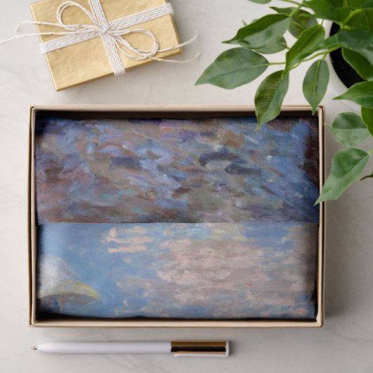 Auf dem Schiff, Monet Seidenpapier (Geschenk)