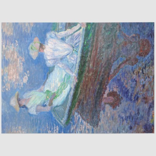 Auf dem Schiff, Monet Seidenpapier (Vorderseite)