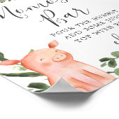 Auf dem Schild "Farm Baby Shower Mimosa Bar" (Ecke)