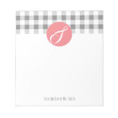 Auf dem Schreibtisch des Personalisierten Lehrers Notizblock (Vorderseite)