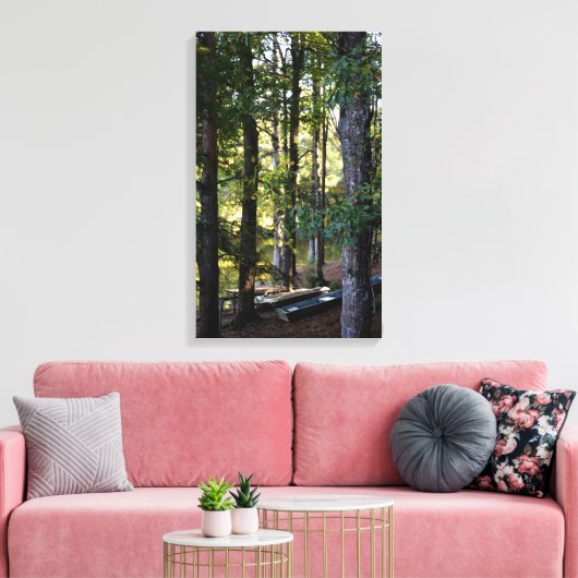 Auf dem See Leinwanddruck (Insitu (Wohnzimmer))