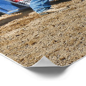 Auf dem Seeufer-Rodeo-Poster Poster (Ecke)