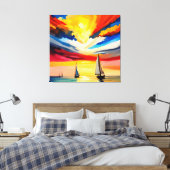 Auf dem Seeweg Leinwanddruck (Insitu (Schlafzimmer))