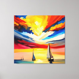 Auf dem Seeweg Leinwanddruck