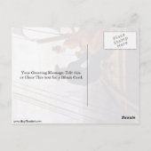 Auf dem Segelschiff von Caspar David Friedrich Postkarte (Rückseite)