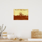 Auf dem Shore Poster (Küche)