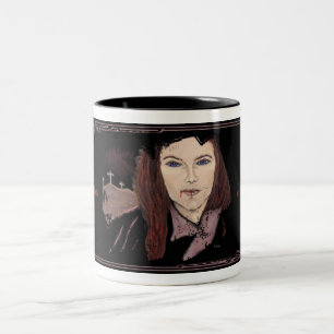 Auf dem Soul einer Vampire-Tasse Zweifarbige Tasse