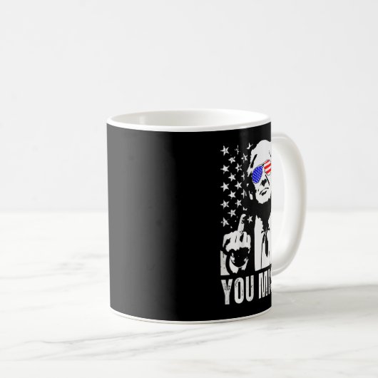 (auf dem Stapel) Sie haben Trump 2024 US-amerikani Kaffeetasse (VorderseiteRechts)