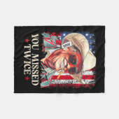 (auf dem Stapel) Sie haben zweimal Western Cowboy Fleecedecke (Vorderseite (Horizontal))
