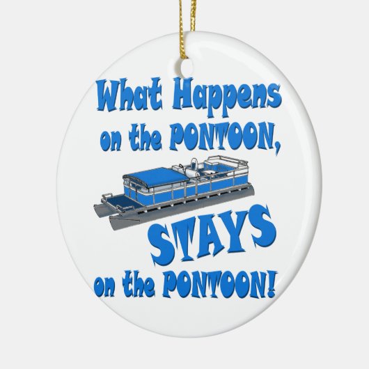 Auf dem Steg Keramik Ornament (Links)