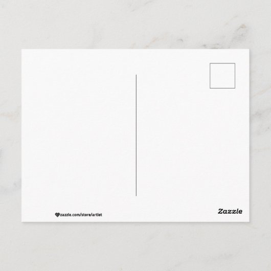 Auf dem Stile Postkarte (Rückseite)