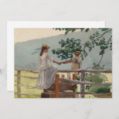 Auf dem Stile | Winslow Homer (Vorne/Hinten)