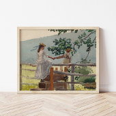 Auf dem Stile | Winslow Homer Poster