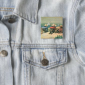 Auf dem Strand 1875 (w/c) Button (Beispiel)