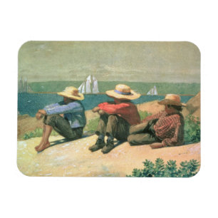 Auf dem Strand 1875 (w/c) Magnet