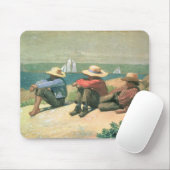 Auf dem Strand 1875 (w/c) Mousepad (Mit Mouse)