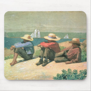 Auf dem Strand 1875 (w/c) Mousepad