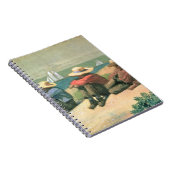 Auf dem Strand 1875 (w/c) Notizblock (Rechte Seite)