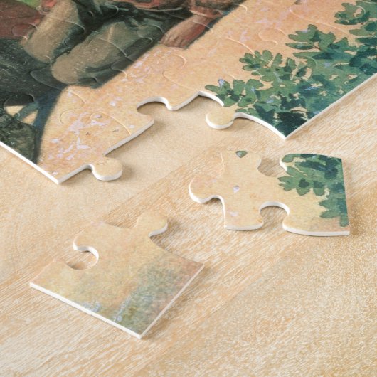 Auf dem Strand 1875 (w/c) Puzzle (Seite)