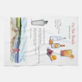 Auf dem Strand-Bartuch Küchentuch (Horizontal)