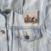 Auf dem Strand bei Trouville, c.1865 Button (Beispiel)