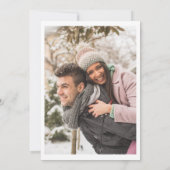 Auf dem Strand Nautical Foto Wedding Einladung (Rückseite)