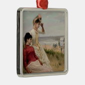 Auf dem Strand Ornament Aus Metall (Rechts)