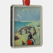 Auf dem Strand Silbernes Ornament (Rechts)