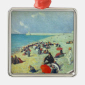 Auf dem Strand Silbernes Ornament (Vorne)