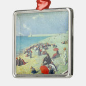 Auf dem Strand Silbernes Ornament (Links)