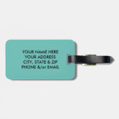 Auf dem Straßen-wieder Gepäckanhänger (Rückseite horizontal)