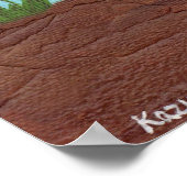 Auf dem Straßenplakat Poster (Ecke)