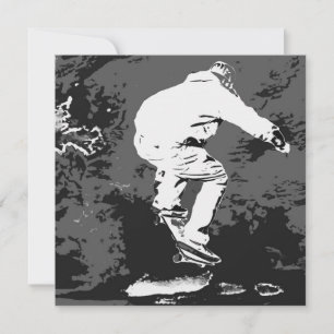 Auf dem Sturm reiten - Skateboarder