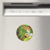 Auf dem Swing Lächeln Button hoch Magnet (In Situ (Geschirrspüler))