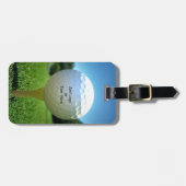Auf dem T-Shirt Golf Bag Tag Gepäckanhänger (Vorderseite horizontal)