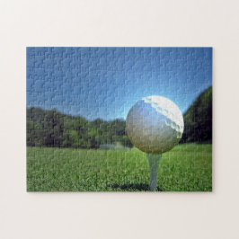 Auf dem T-Shirt Golf Puzzle