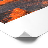 Auf dem Teide bei Sonnenuntergang Poster (Ecke)