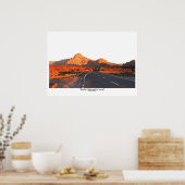 Auf dem Teide bei Sonnenuntergang Poster (Küche)