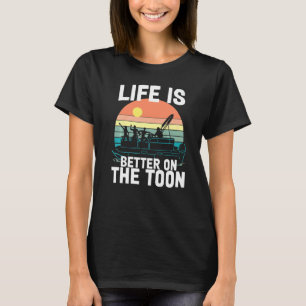 Auf dem Toon Party in langsamer Bewegung Pontoon B T-Shirt