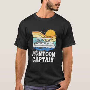 Auf dem Toon Pontoon Bootssteg T-Shirt