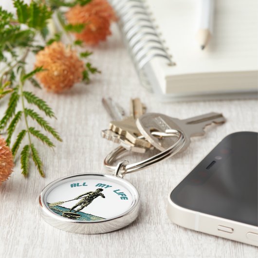 Auf dem Trittbrett mit Trittbrett fahren und surfe Schlüsselanhänger (Seite)