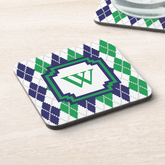 Auf dem Untersetzer der grünen Raute (Linke Seite)