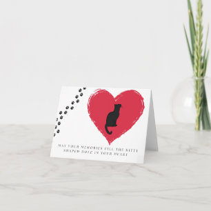 Auf dem Verlust Ihrer Katze Karte