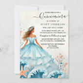 Auf dem Wasser Fischleben unter dem Meer Quinceane Einladung (Vorderseite)