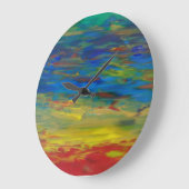 Auf dem Wasser Große Wanduhr (Winkel)