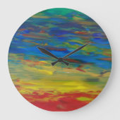 Auf dem Wasser Große Wanduhr (Vorderseite)