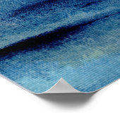 Auf dem Wasser Poster (Ecke)