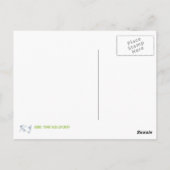 Auf dem Wasser Postkarte (Rückseite)