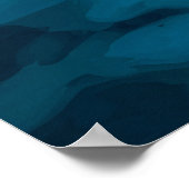 Auf dem Wasser schwimmende Blumen  Poster (Ecke)