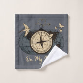 Auf dem Weg Handtuch Badhandtuch Set (Waschlappen)